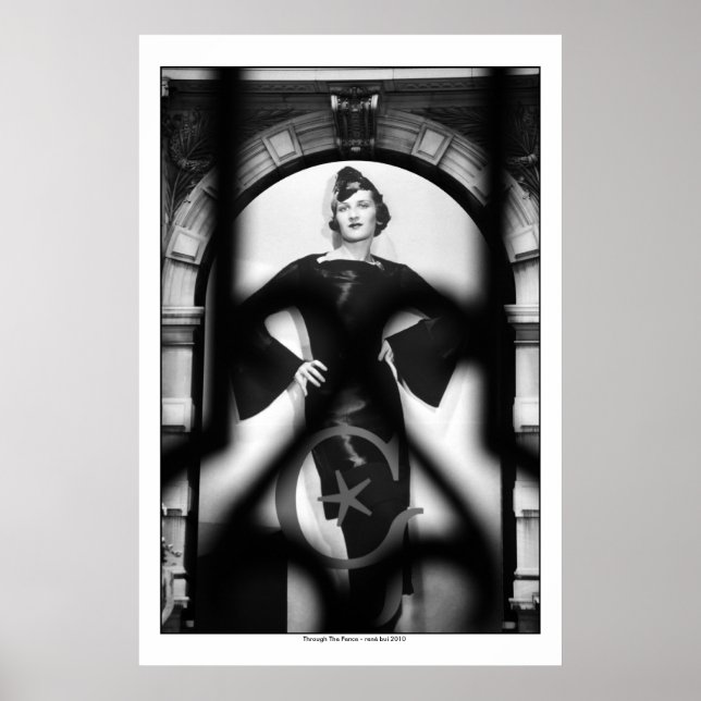 Poster Através da cerca - Museu da Moda de Paris (Frente)