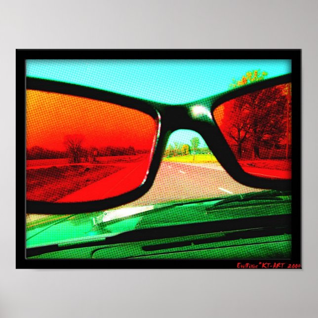 Pôster Através Desses Olhos (Frente)