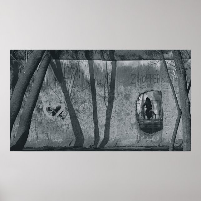 Pôster Através do Muro de Berlim 5 (Frente)