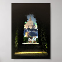 Através do orifício da chave