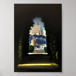 Pôster Através do orifício da chave