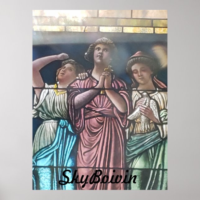 Poster através do vidro (Frente)