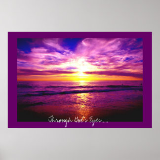 Poster Através dos olhos de Deus