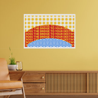 Poster Atravesse A Ponte Para Sua Arte De Parede Destinat