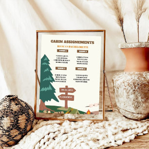 Poster Atribuição de Cabina de Festa de solteira de Campo