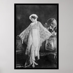 Pôster Atriz Lillian Gish 1922