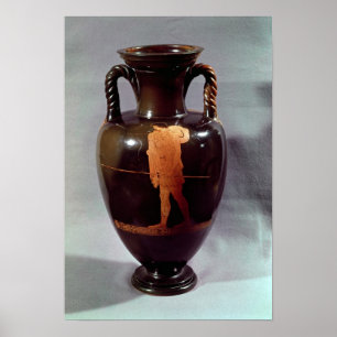 Pôster Attic red-figure amphora