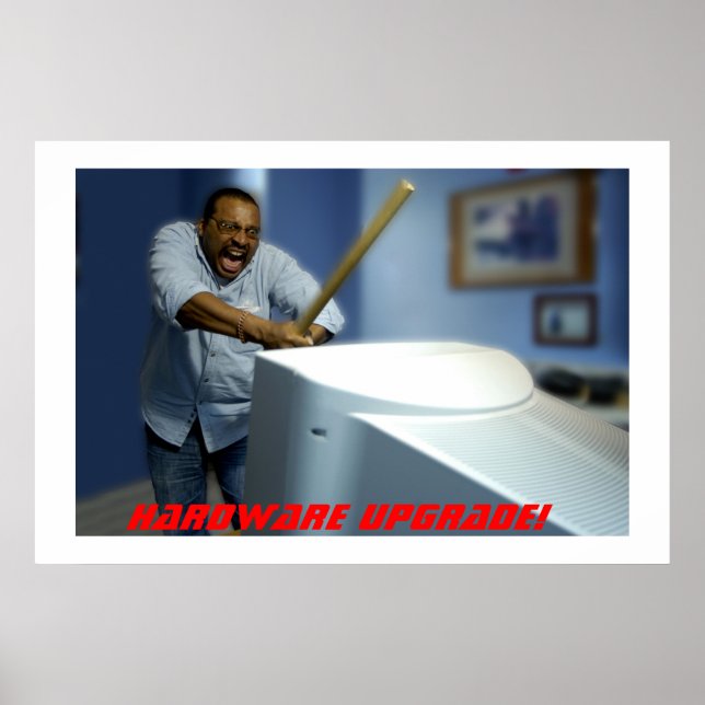Pôster Atualização de hardware! (Frente)