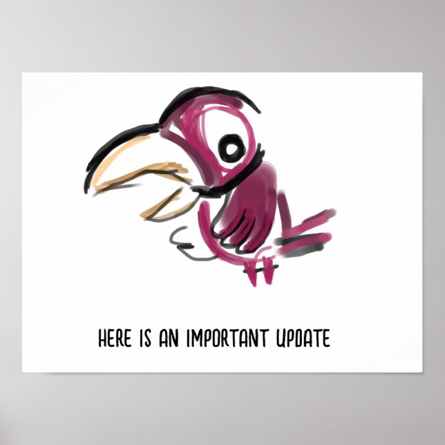 Poster Atualização importante (Frente)