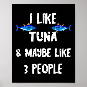 Poster Atum Peixe Predador Caixa de Atum Atum Engraçado
