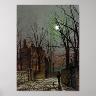 PÔSTER AU CLAIR DE LUNE-GRIMSHAW-IMPRESSÃO