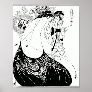 Poster Aubrey Beardsley The Peacock