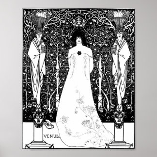 Pôster Aubrey Beardsley Venus Entre Deuses Terminais