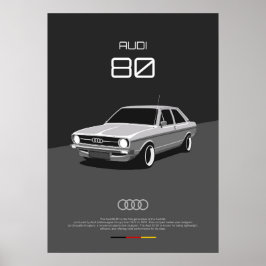 Poster Audi 80 B1