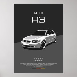 Poster Audi A3  8L
