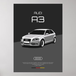 Poster Audi A3 8P