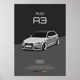 Poster Audi A3 8V
