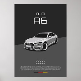 Poster Audi A6 C8