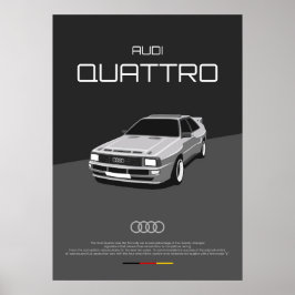 Poster Audi Quattro