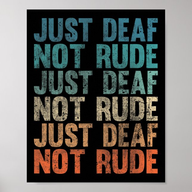 Poster Audição Imparada de Consciência dos Deficientes Au (Frente)