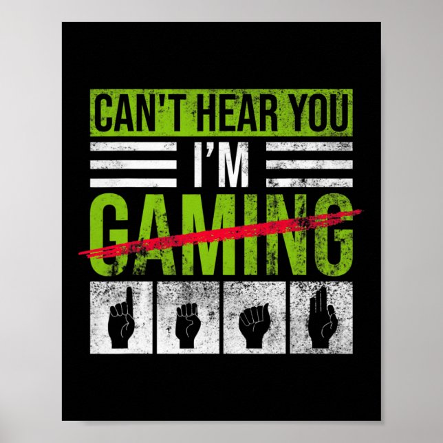 Poster Audição Perda De Consciência E Orgulho Surdo SLA G (Frente)