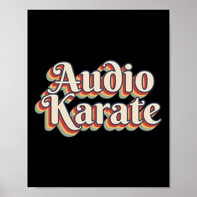 Poster Audio Karate 70's Show  (Frente)