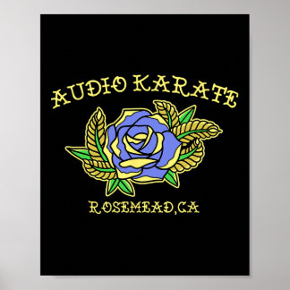 Poster Áudio Karate Tradicional Rosemead