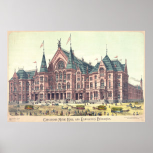 Pôster Auditório 1879 de Cincinnati