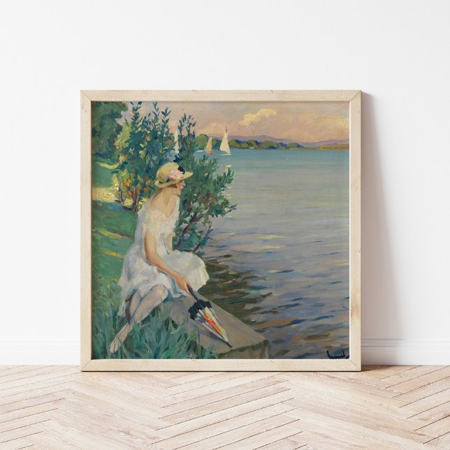 Poster Auf der Seemauer | Edward Cucuel (Criador carregado)