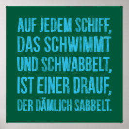 Poster Auf jedem Schiff