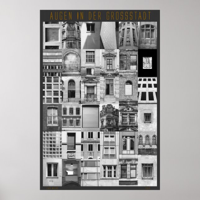 Poster Augen em der Großstadt (Frente)