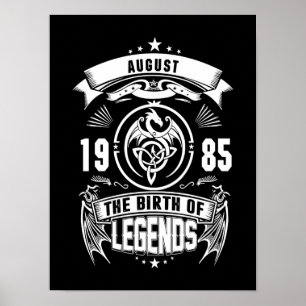 Poster August Gift   1985 Nascimento Das Legendas