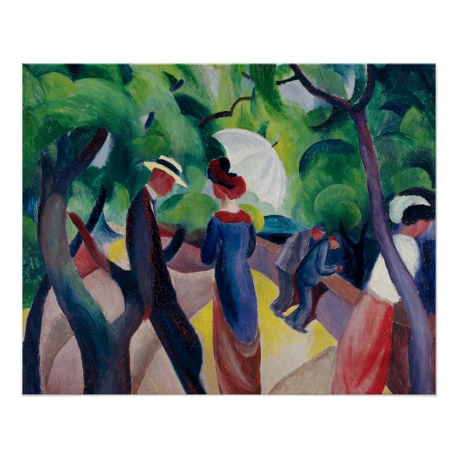 Pôster August Macke Promenade (Frente)