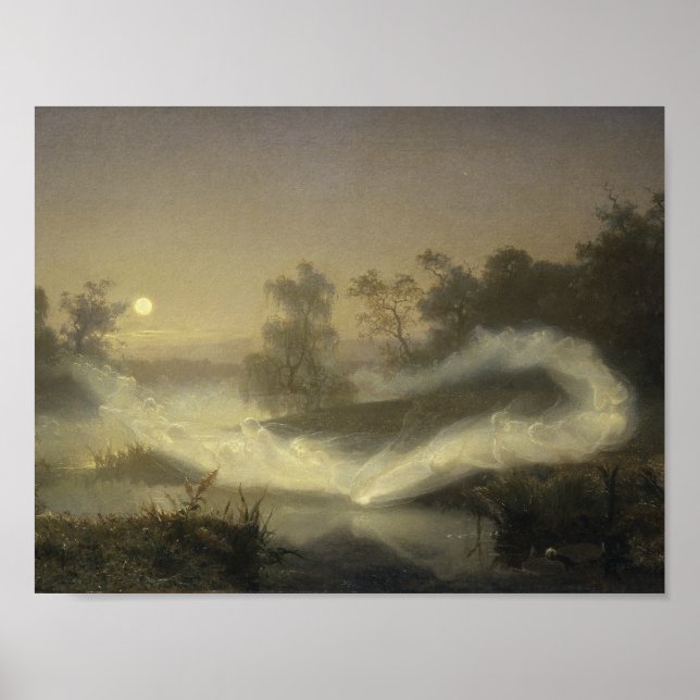 Poster August Malmstrom - Fadas Dançantes (Frente)