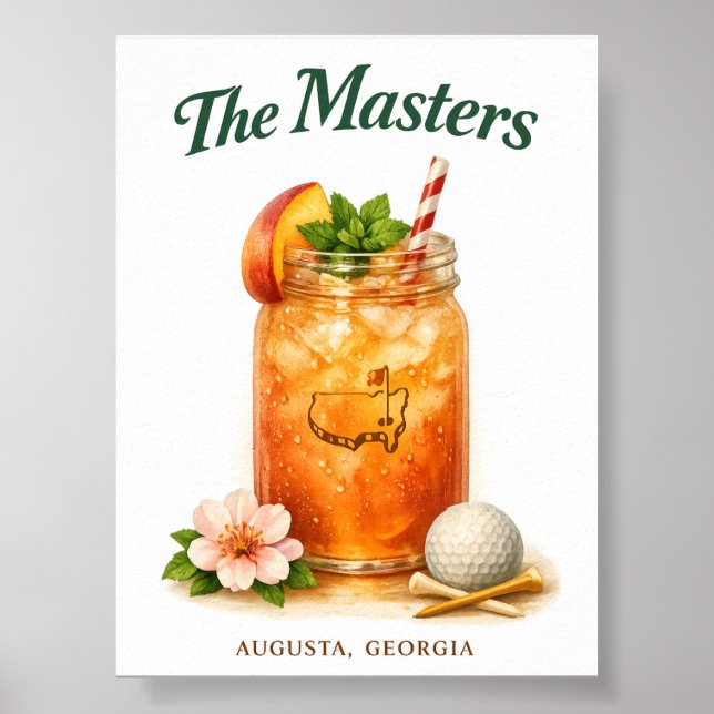 Poster Augusta Geórgia Masters Download Digital Imprimíve (Frente)