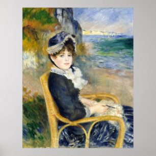 Pôster Auguste Renoir By Seashore