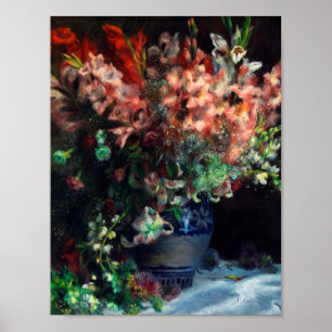 Poster Auguste Renoir - Gladioli Em Um Vase