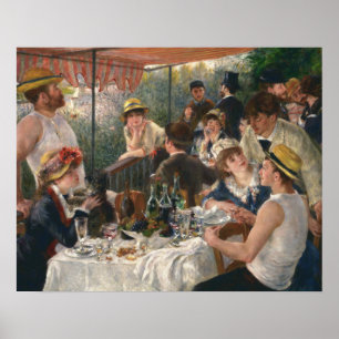 Poster Auguste Renoir - Luncheon do Partido Barco