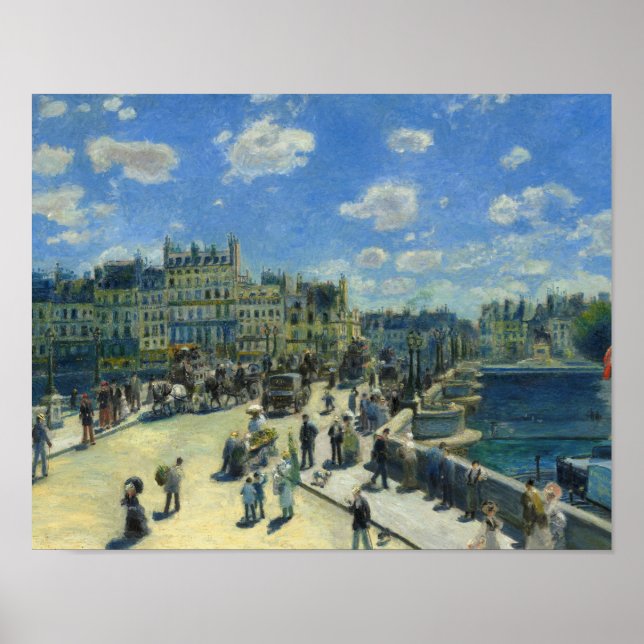 Pôster Auguste Renoir - Pont Neuf, Paris (Frente)