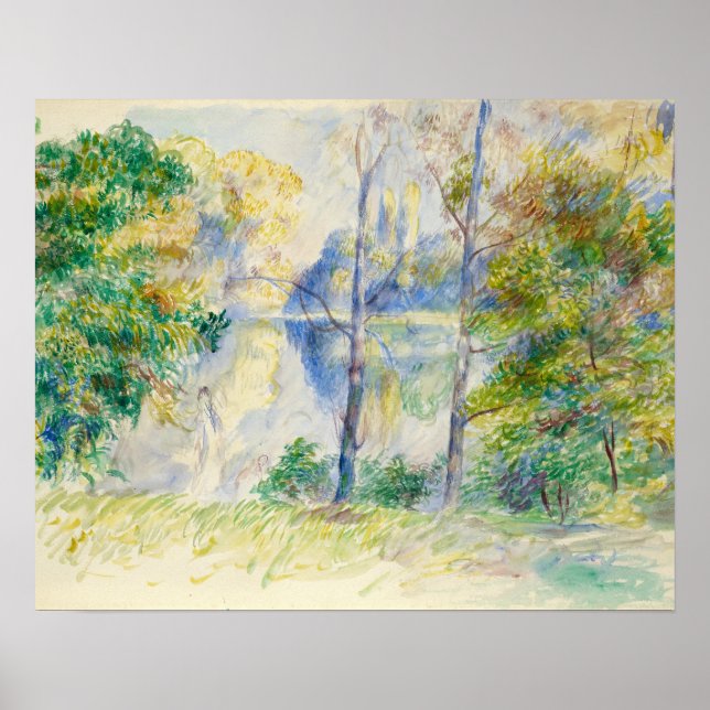 Poster Auguste Renoir - Vista de um Parque (Frente)