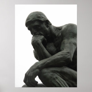 Poster Auguste Rodin The Pensieve
