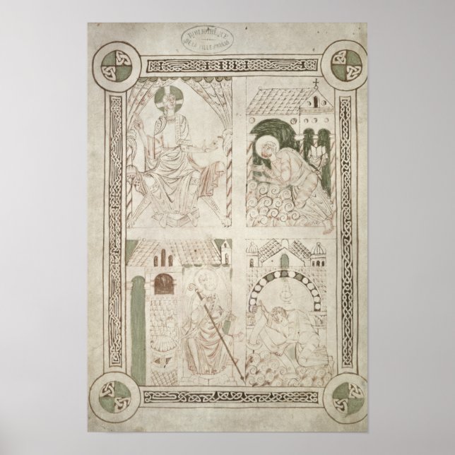 Poster Augustine no Fés de Cristo e Escribe (Frente)