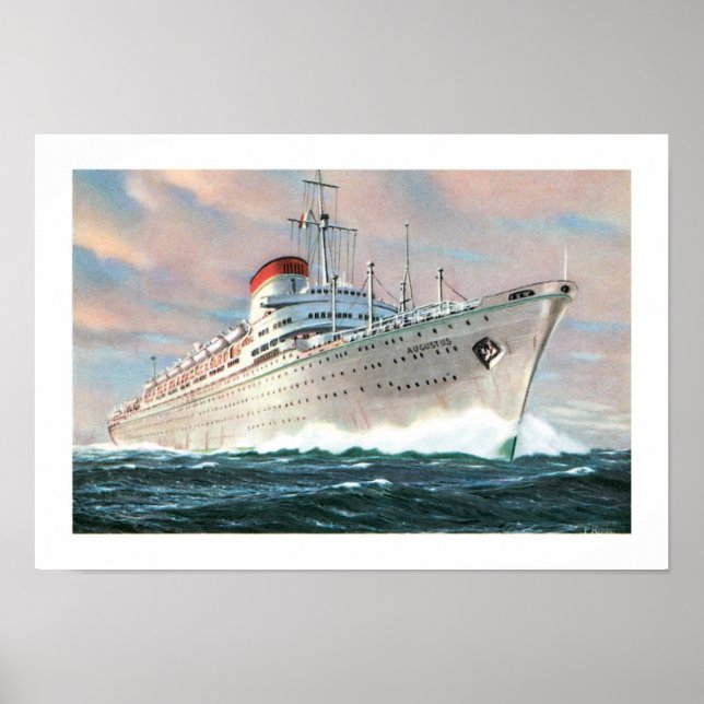 Poster Augusto da Linha Italiana (Frente)