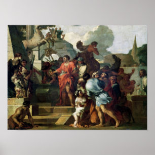 Pôster Augustus antes do túmulo de Alexander III