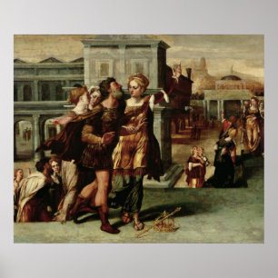 Pôster Augustus e o Sibyl de Tiburtine, c.1540-50