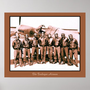 Poster (aumentado) os aviadores de Tuskegee (20 por 16