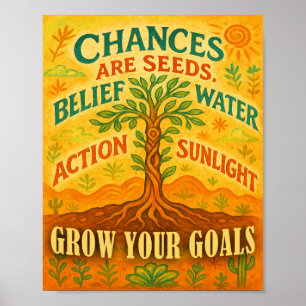 Poster Aumente suas metas