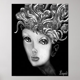 Pôster Aumentou em canvas