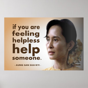 Pôster Aung San Suu Kyi