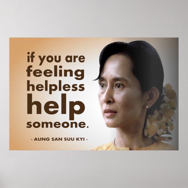 Pôster Aung san suu kyi (Frente)
